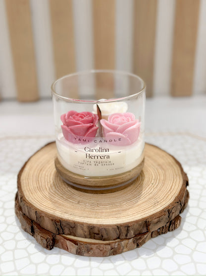 Roses sous bocal- Carolina Herrera