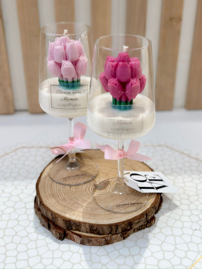 Verre en tulipes - Personnalisable