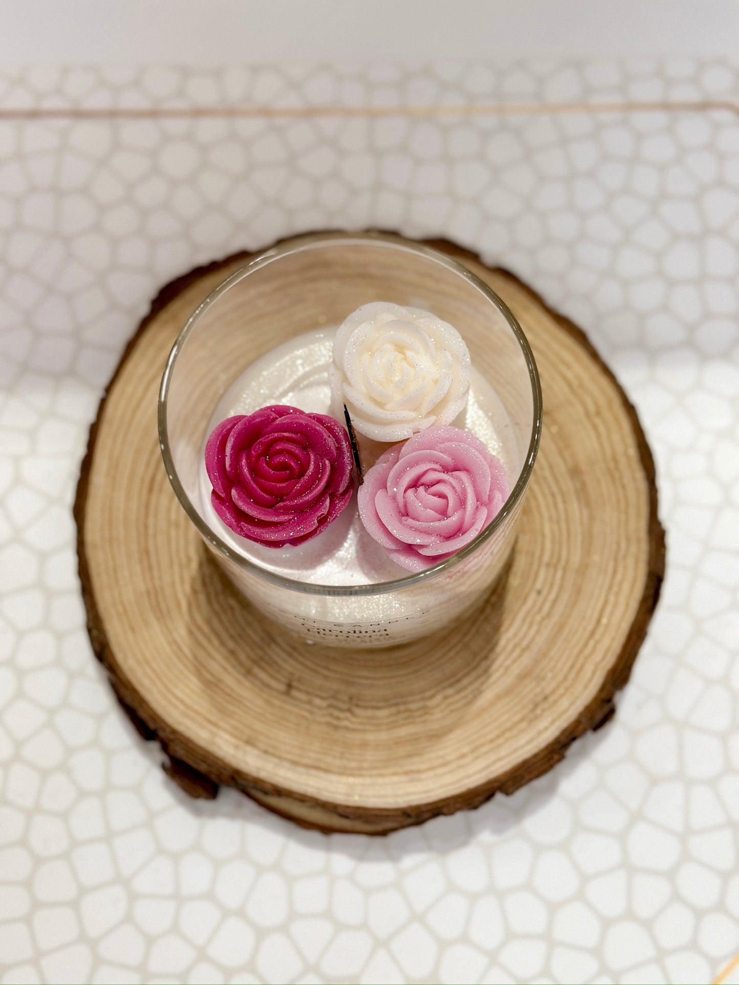 Roses sous bocal- Carolina Herrera
