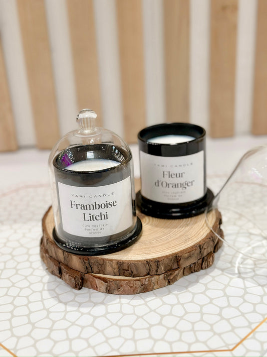Bougie sous cloche - Personnalisable
